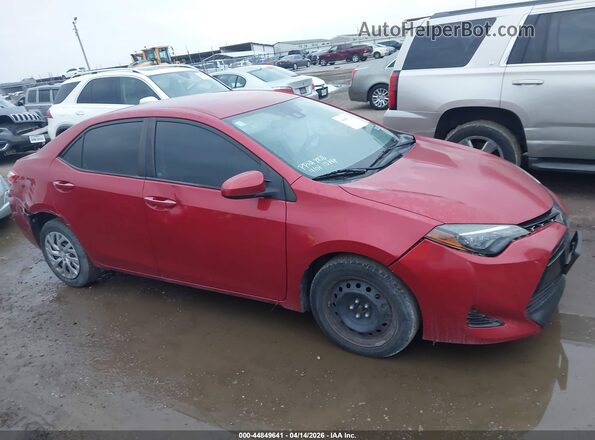 2T1BURHE5HC963589 2017 TOYOTA LL Темно-бордовый Вид задней части салона