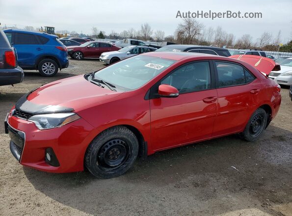 2T1BURHE6GC624967 2016 TOYOTA COROLLA Red Передня ліва чверть