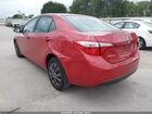2016 Toyota Corolla Le Красный vin: 2T1BURHE7GC627263