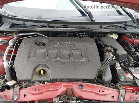 2T1BURHE8HC950285 2017 TOYOTA LL Red Widok z tyłu