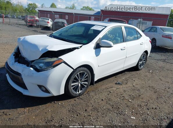 2T1BURHEXGC638189 2016 TOYOTA LL Белый Передняя левая четверть