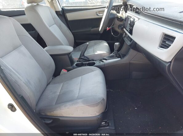 2T1BURHEXGC638189 2016 TOYOTA LL Белый Вид салона спереди