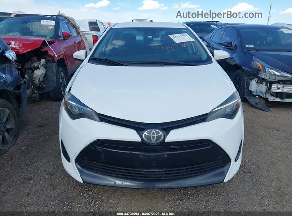 2T1BURHEXJC054141 2018 TOYOTA LL Белый Вид щитка приборов