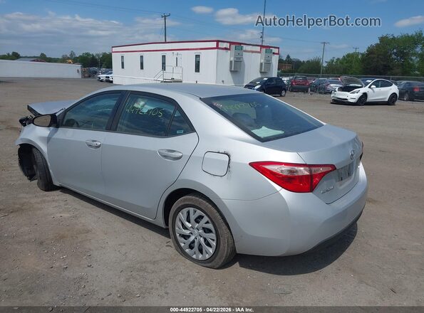 2T1BURHEXJC062885 2018 TOYOTA LL Серебряный Задняя левая четверть