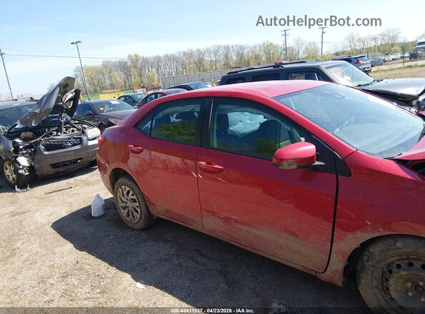 2T1BURHEXJC068931 2018 TOYOTA LL Red Սալոնի հետևի տեսք