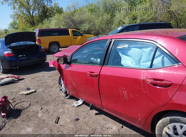 2T1BURHEXJC068931 2018 TOYOTA LL Red Սալոնի 360 աստիճան տեսք