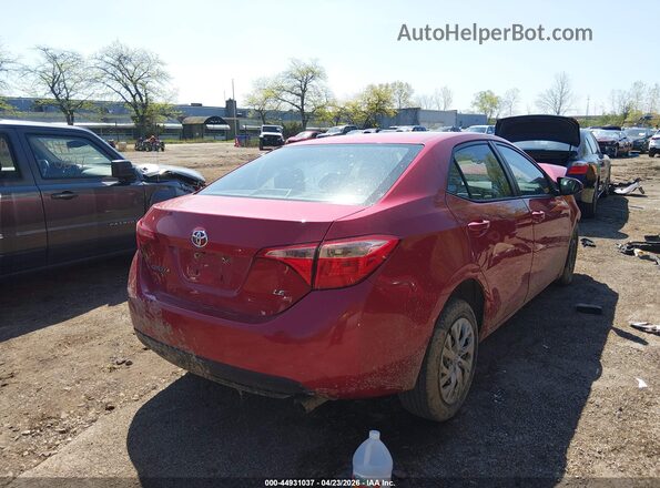 2T1BURHEXJC068931 2018 TOYOTA LL Red Հետևի աջ