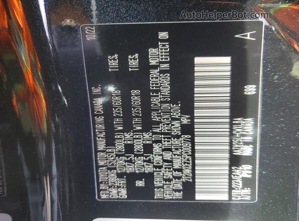 2T2AKCEZ5PC009778 2023 LEXUS NX Black Vista interior de 360 grados