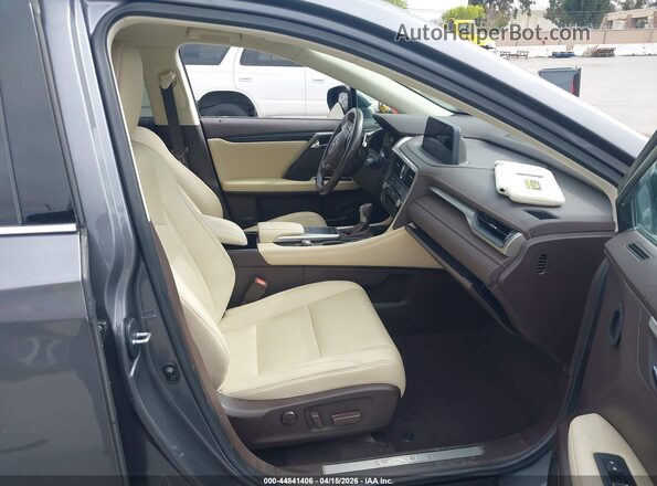 2T2AZMAA4LC166813 2020 LEXUS RX 350 Gray Widok wnętrza z przodu