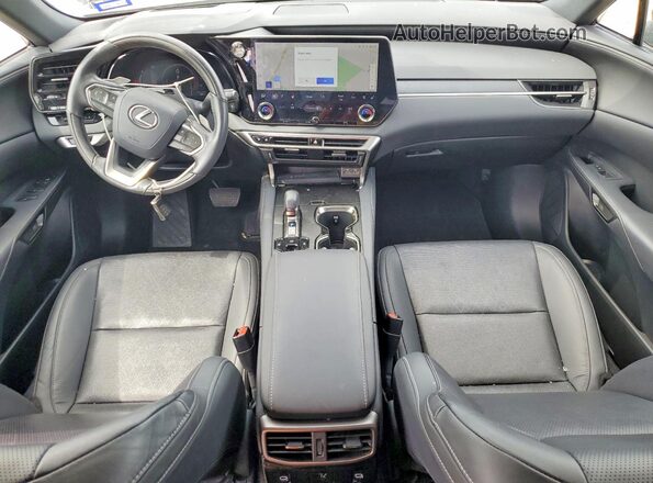 2T2BAMBA0RC023926 2024 LEXUS RX Black წინა პანელის ხედი