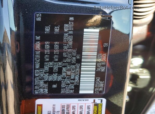 2T2BAMBA3SC064492 2025 LEXUS RX Black Widok komory silnika