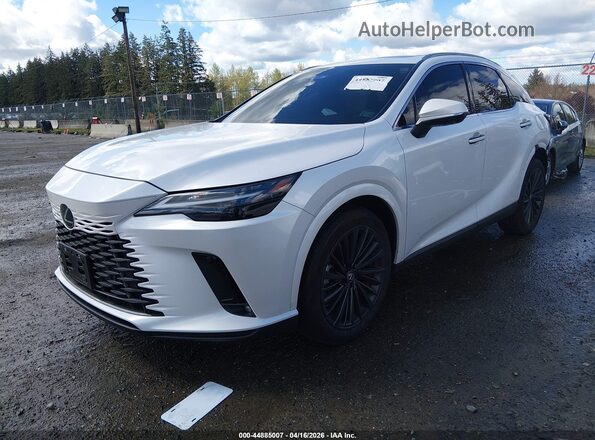 2T2BAMCA2SC091973 2025 LEXUS RX 350 White Առջևի ձախ երեք քառորդ տեսարան