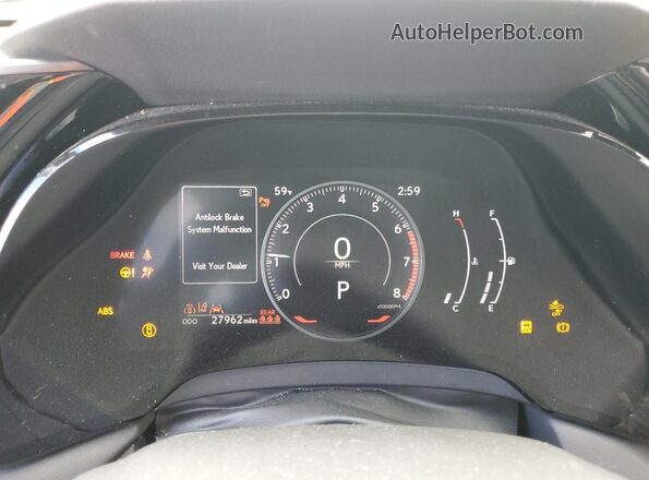 2T2BAMCA4RC086137 2024 LEXUS RX Blue Widok zestawu wskaźników