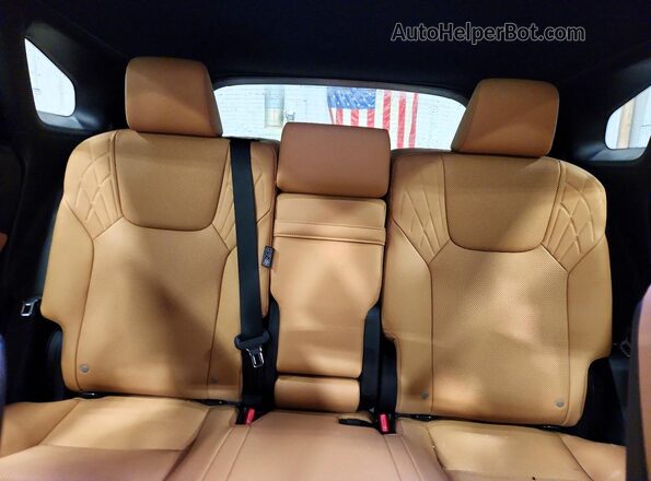 2T2BAMCA4SC094714 2025 LEXUS RX Black Вид задніх сидінь