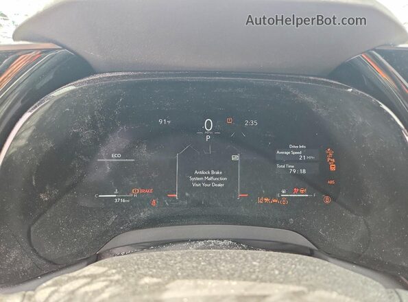 2T2BAMCA4TC127213 2026 LEXUS RX Black Instrument cluster view
