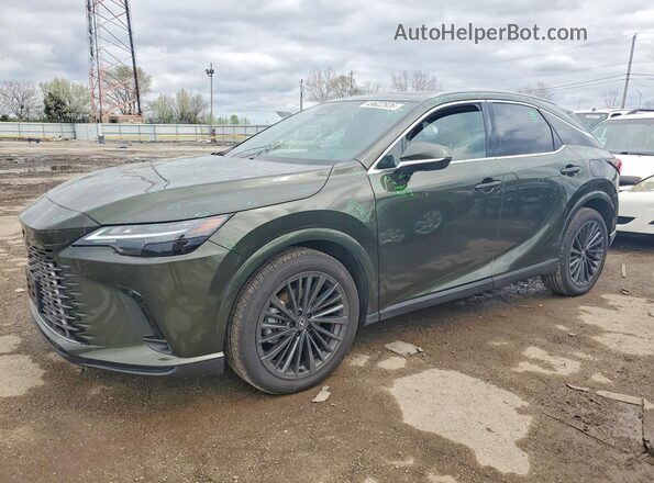 2T2BAMCA5SC117952 2025 LEXUS RX Green წინა მარცხენა ხედი სამი მეოთხედიდან
