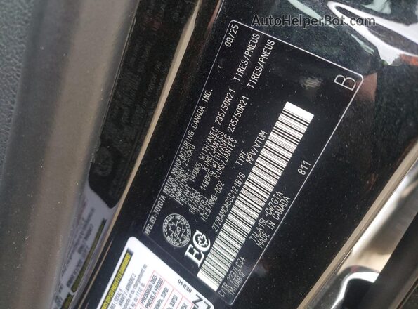 2T2BAMCA6SC121878 2025 LEXUS RX Black Widok wnętrza 360 stopni