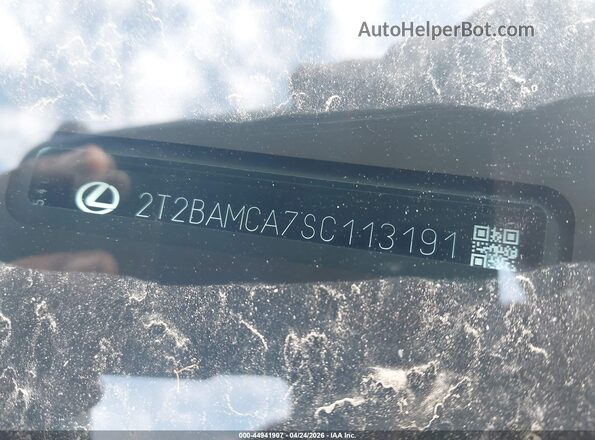 2T2BAMCA7SC113191 2025 LEXUS RX 350 Silver 