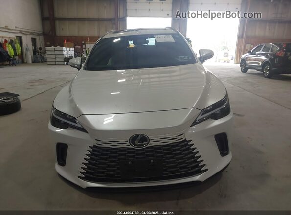 2T2BAMCA8SC104984 2025 LEXUS RX 350 White Widok wnętrza z tyłu