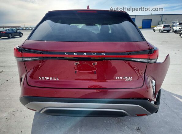 2T2BAMCA8TC129398 2026 LEXUS RX Red Widok z tyłu