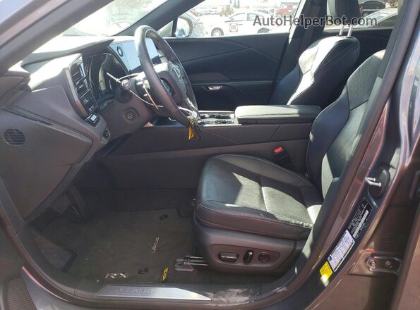 2T2BAMCAXPC007566 2023 LEXUS RX Gray წინა სალონის ხედი