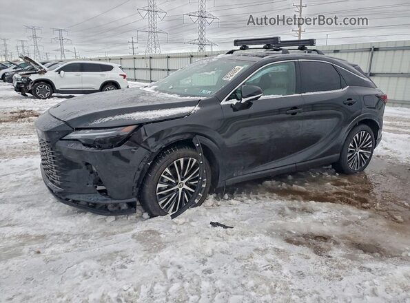 2T2BAMCAXRC087471 2024 LEXUS RX Черный Передняя левая четверть