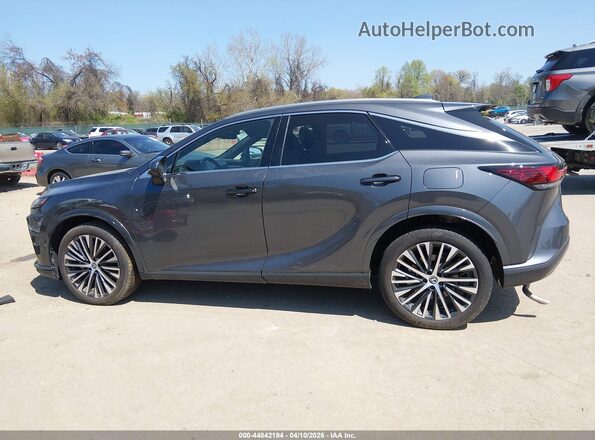 2T2BBMCA1SC078404 2025 LEXUS RX 350H Gray Widok wnętrza 360 stopni