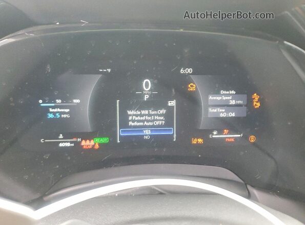2T2BBMCA8SC084488 2025 LEXUS RX Зеленый Вид щитка приборов