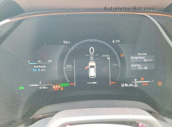 2T2BBMCAXSC072987 2025 LEXUS RX Угольный Вид щитка приборов
