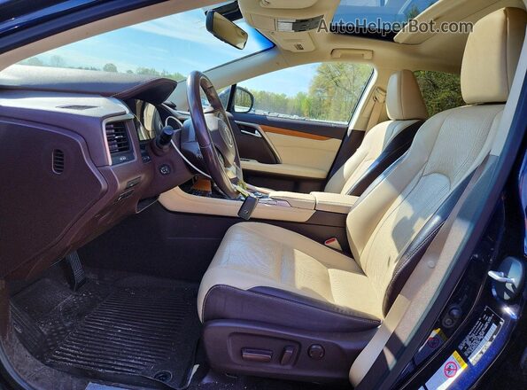 2T2BZMCA1GC044028 2016 LEXUS RX Синий Вид салона спереди