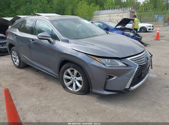 2T2BZMCA3HC128773 2017 LEXUS RX 350 Серый Передняя правая четверть