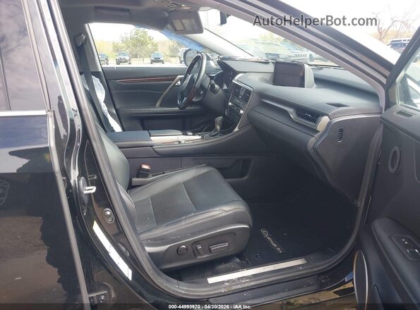 2T2BZMCA4HC123498 2017 LEXUS RX 350 Black Widok wnętrza z przodu