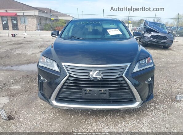 2T2BZMCA4HC123498 2017 LEXUS RX 350 Black Widok zestawu wskaźników