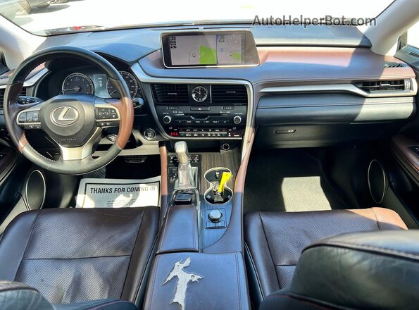 2T2BZMCA8JC138768 2018 LEXUS RX Blue Սարքավորումների վահանակի տեսք