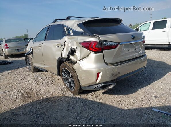 2T2BZMCAXGC040897 2016 LEXUS RX 350 Золотой Задняя левая четверть