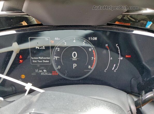 2T2GGCEZ1SC080688 2025 LEXUS NX Black Vista del cuadro de instrumentos