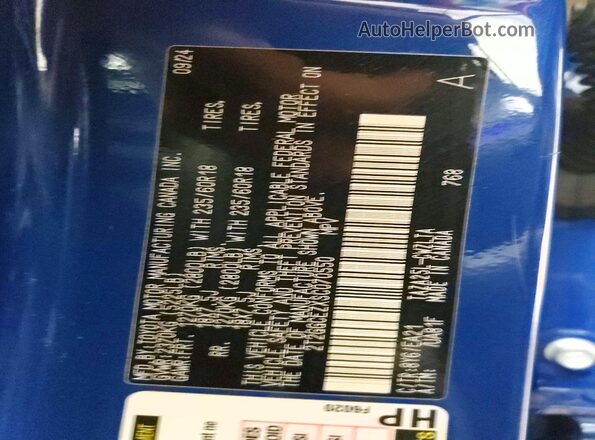 2T2GGCEZXSC070550 2025 LEXUS NX Blue Vista interior de 360 grados