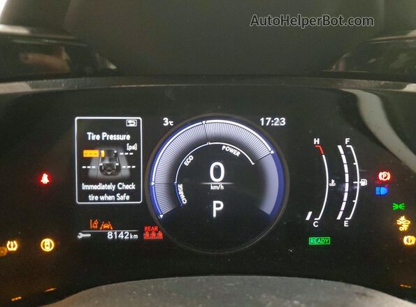 2T2GKCEZ0PC010170 2023 LEXUS NX Серебряный Вид щитка приборов