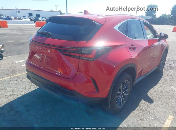 2T2GKCEZ3SC056357 2025 LEXUS NX 350H Red Задня права чверть