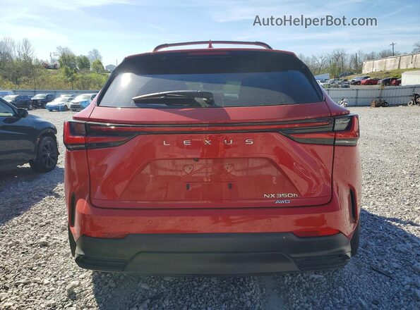 2T2GKCEZ4SC036442 2025 LEXUS NX Red Widok z tyłu