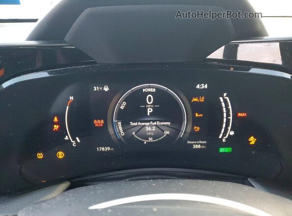 2T2GKCEZ5PC009919 2023 LEXUS NX Белый Вид щитка приборов