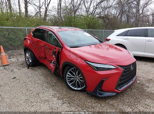 2T2GKCEZ6SC040296 2025 LEXUS NX 350H Red Delantero derecho