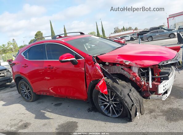 2T2GKCEZXPC015635 2023 LEXUS NX 350H Red უკანა სალონის ხედი