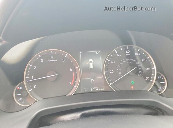 2T2HZMDA3MC259334 2021 LEXUS RX White Widok zestawu wskaźników