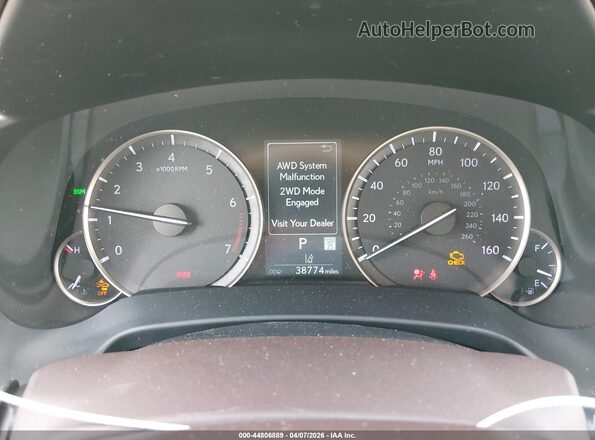 2T2HZMDA7LC256340 2020 LEXUS RX 350 Белый Вид задних сидений