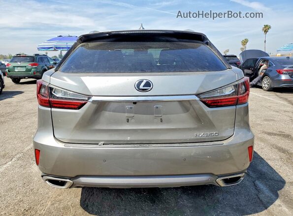 2T2ZZMCA4KC151257 2019 LEXUS RX Silver Вид ззаду