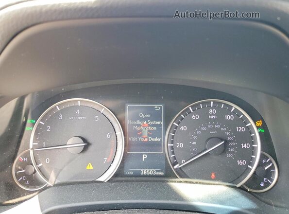2T2ZZMCA4KC151257 2019 LEXUS RX Silver Вид щитка приладів