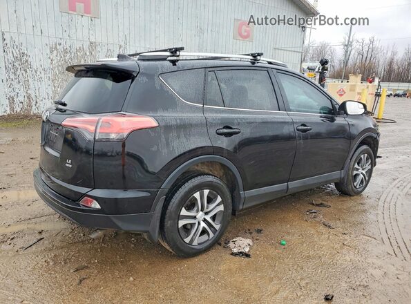 2T3BFREV2HW683732 2017 TOYOTA LE Черный Задняя правая четверть