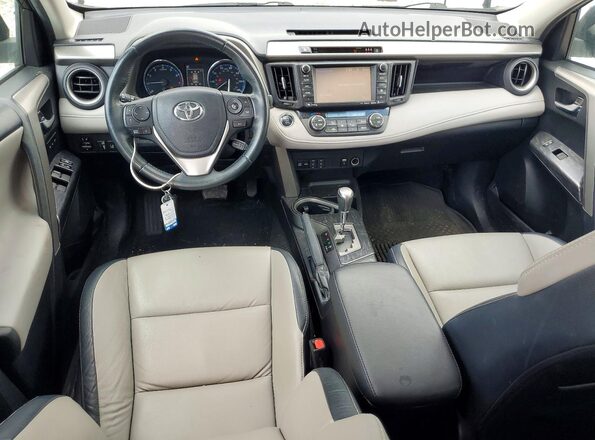 2T3DFREV2HW557282 2017 TOYOTA RAV4 Charcoal Առջևի վահանակի տեսք
