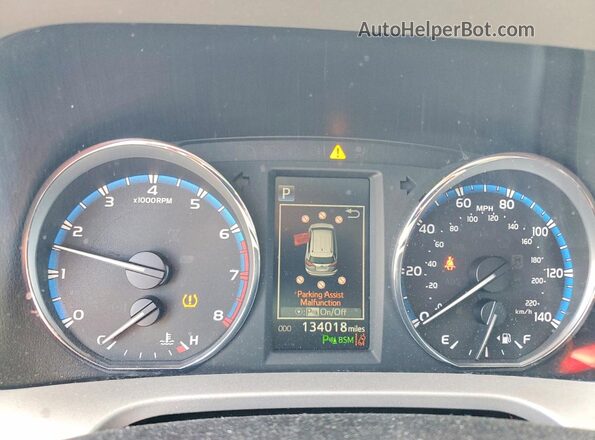 2T3DFREV6HW636471 2017 TOYOTA RAV4 Silver Вид щитка приладів